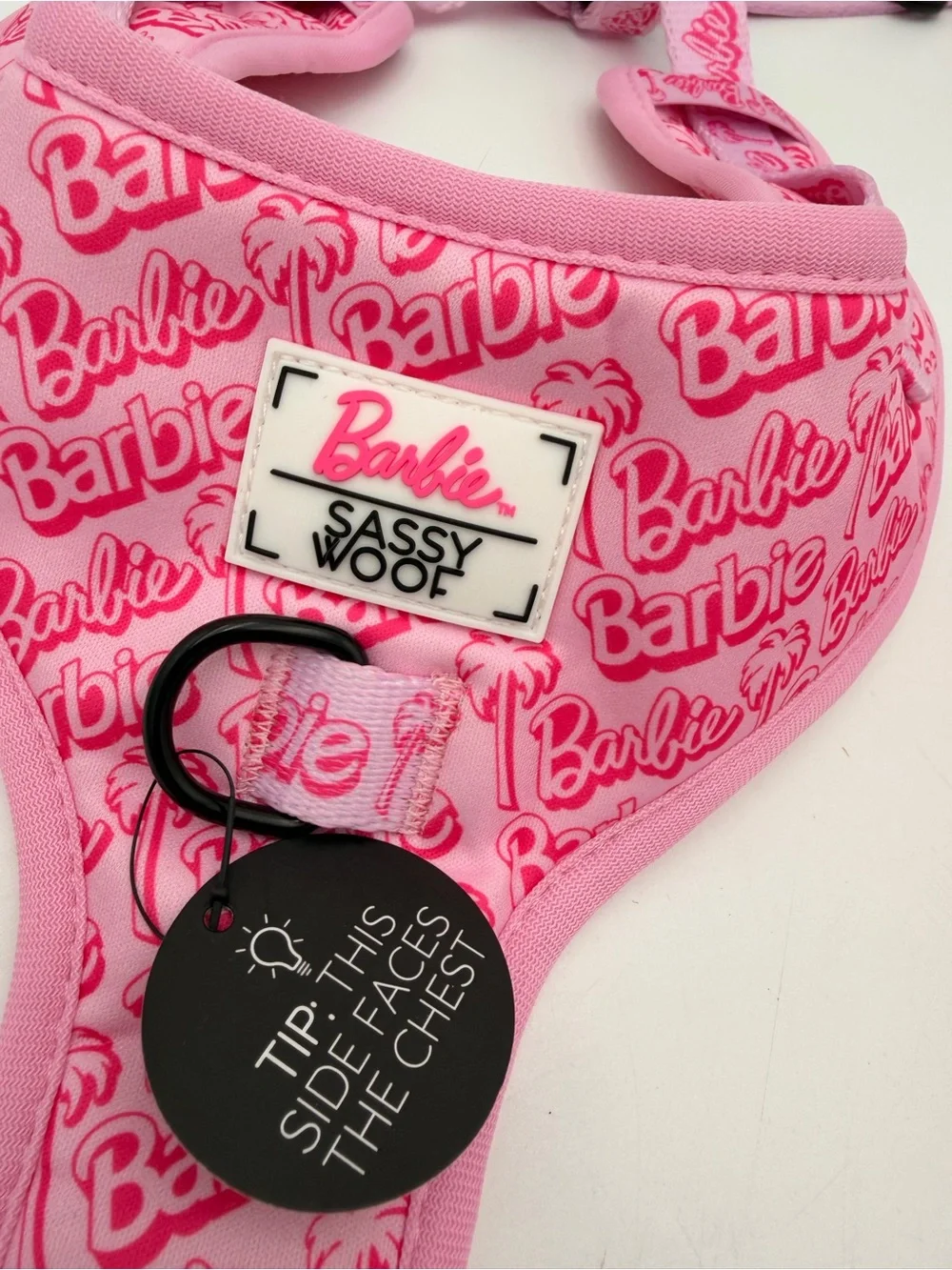 Barbie Pink Dog Harness and Leash Set - Large